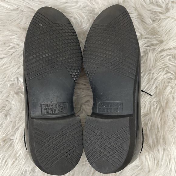 BATES LITES High Gloss Patent Leather Black Oxford Military Dress Shoes Size 8.5 - Picture 11 of 12